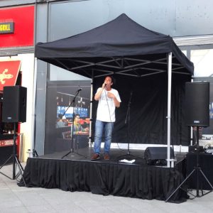 Komplett scene 3x3 meter med Tak