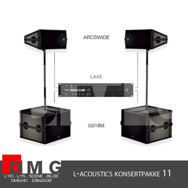 L-acoustics Konsertpakke 11