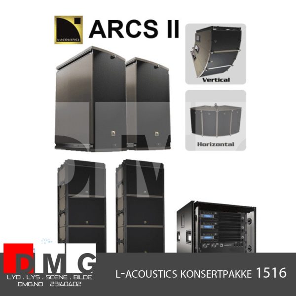 L-acoustics Konsertpakke 15/16