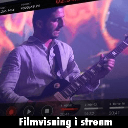 Video/Filmklipp i stream