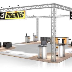 Messestand 12x12m firkant